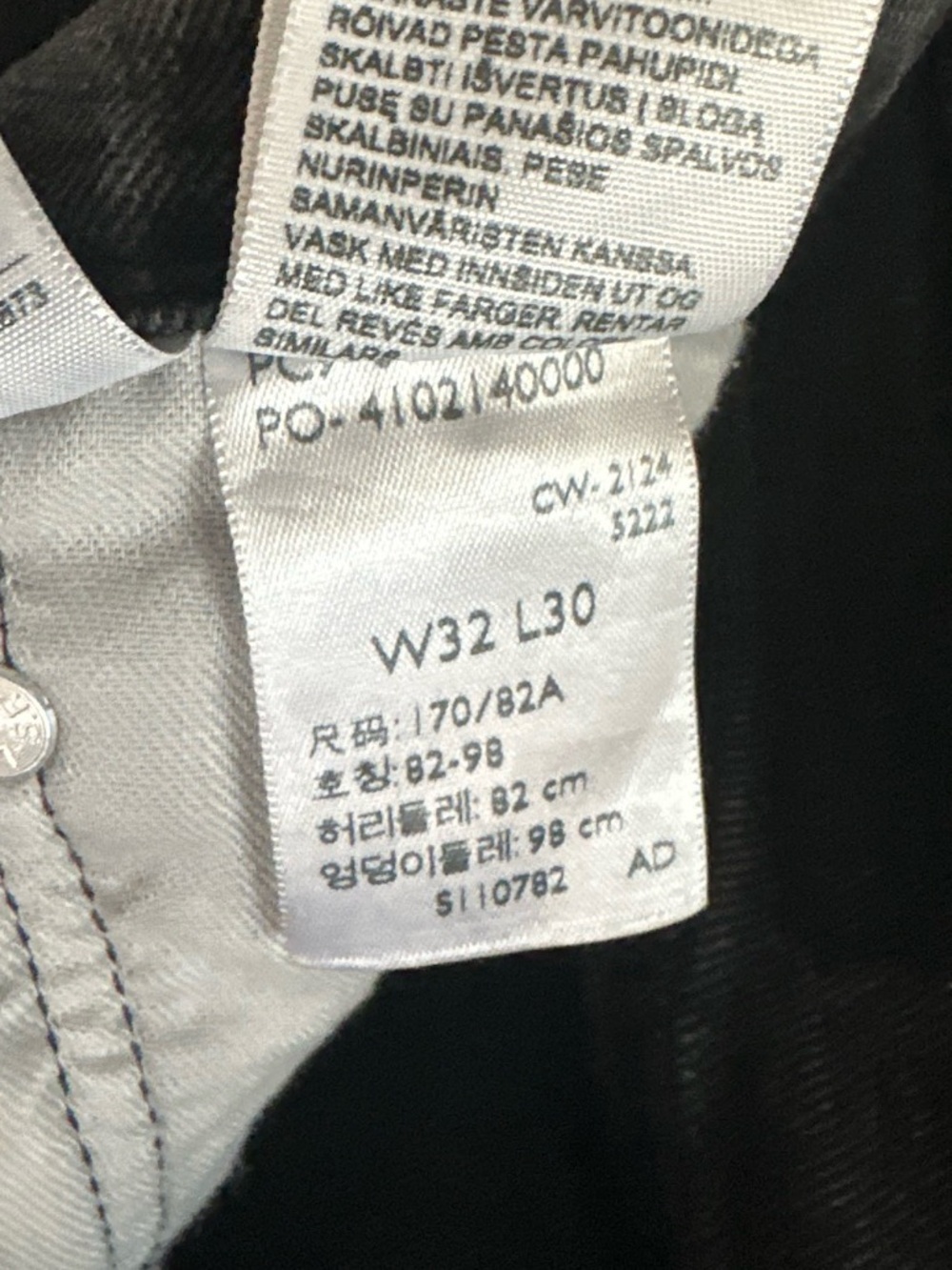 Levi's Men's Dark Gray size 32 Jeans - Picture 3 of 8